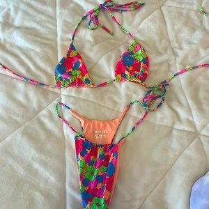 frankie’s bikini size small top and medium bottom never worn no tags